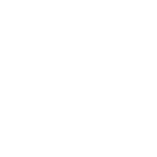 A white logo of a bar chart with an arrow