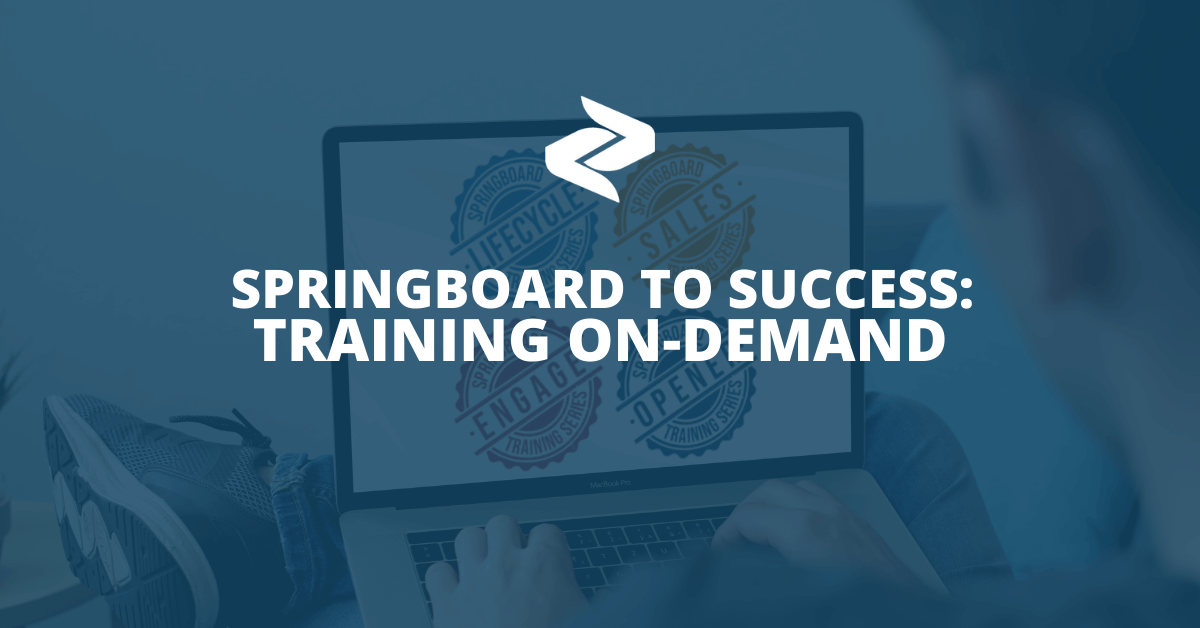 Springboard to Success: Training on Demand