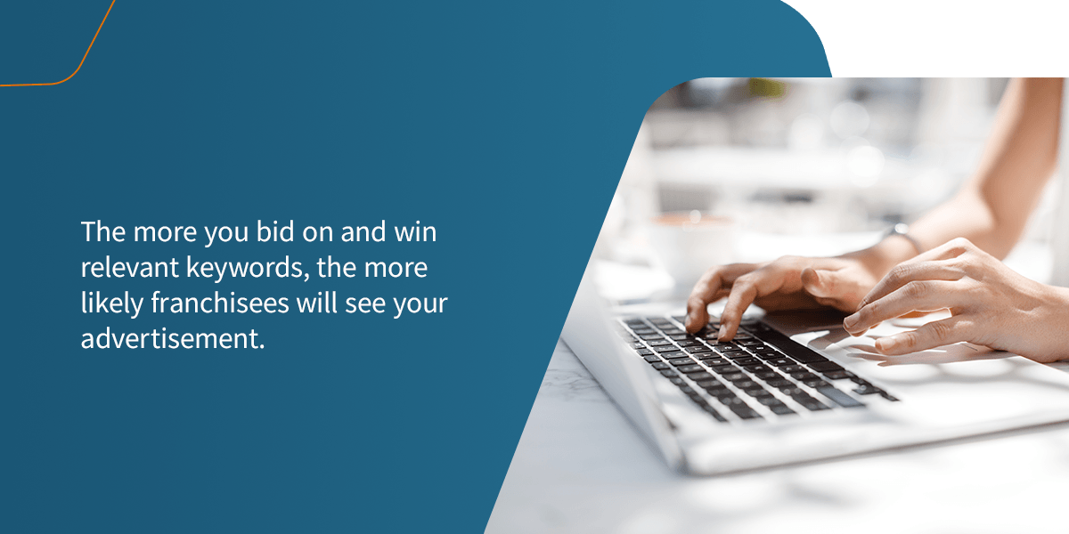 The more successful your bids the more people will see your ads