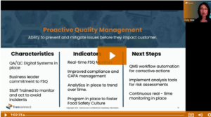 Reactive to Proactive in Food Safety Webinar Thumbnail