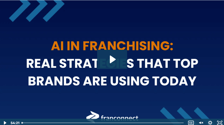 Ai in Franchising Webinar Cover