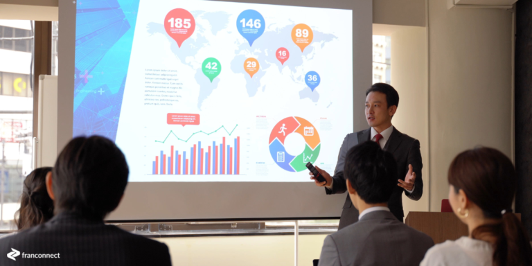 Business Presentation at a Masterclass