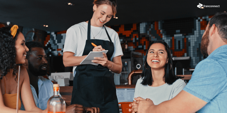 First 30 Days of Franchise Employee Training - FranConnect - FranConnect Restaurant franchise employee onboarding system showing the five day-30 outcomes that predict retention and operational consistency