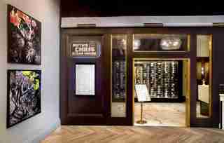 Entrance to Ruth’s Chris Steak House in Atlanta Buckhead